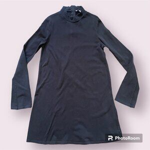 Zara Trafaluc Mini Dress‎ Women's Size Medium Long Sleeve Black